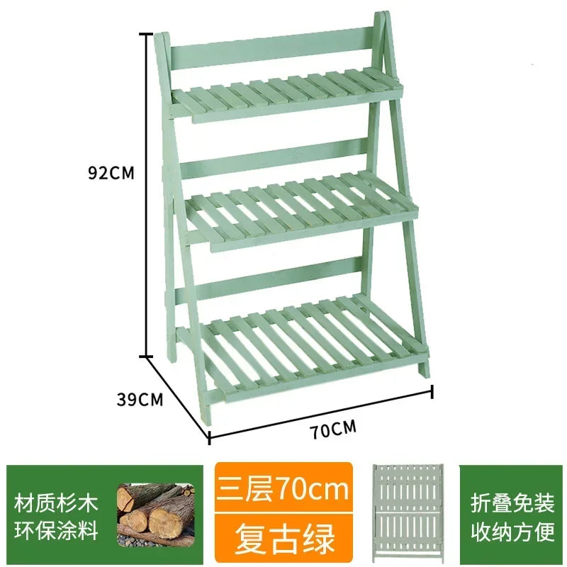 étagère pliable bois trois niveaux brun foncé moderne rustique visagementère pliable bois trois niveaux