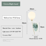 lampe murale moderne ours motif texture mat blanc doré chambre enfant okolets