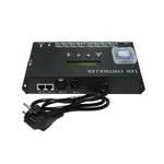 contrôleur led rgb ports noir industrielle carte sd câble alimentation boutons