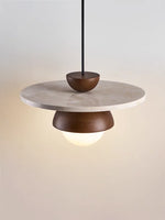 suspension lumineuse bois moderne minimaliste marron clair chambre salon restaurant couloir étude
