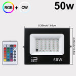projecteur led moderne 6500k rgb étanche garage extérieur 220v 10w 200w