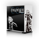 autocollants graphiques final fantasy vii cloud sephiroth tifa vincent boitier pc noir blanc