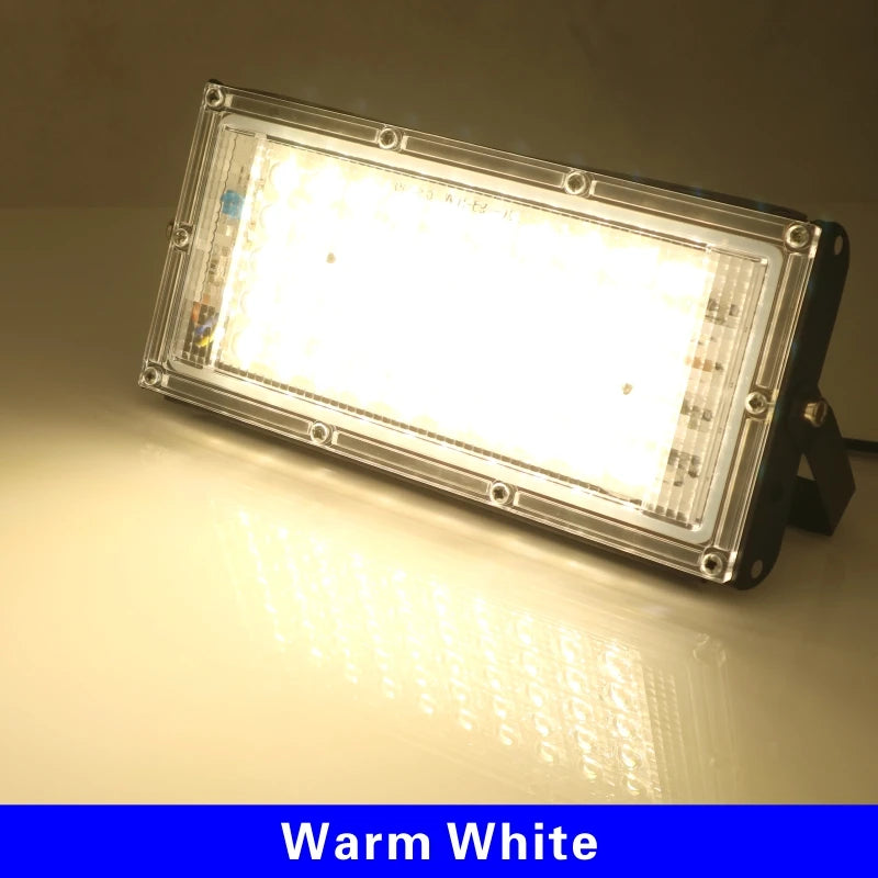 projecteur led lampe rue noir moderne ip65 50w 2000lm 50000h oeilletsextérieur blanc froidchaud