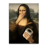 toile d'art Mona Lisa Renaissance classique toile coton cadre bois 20x30cm 30x40cm