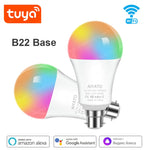 ampoule led intelligente wifi blanc moderne base b22 170° lumens 1000 1999