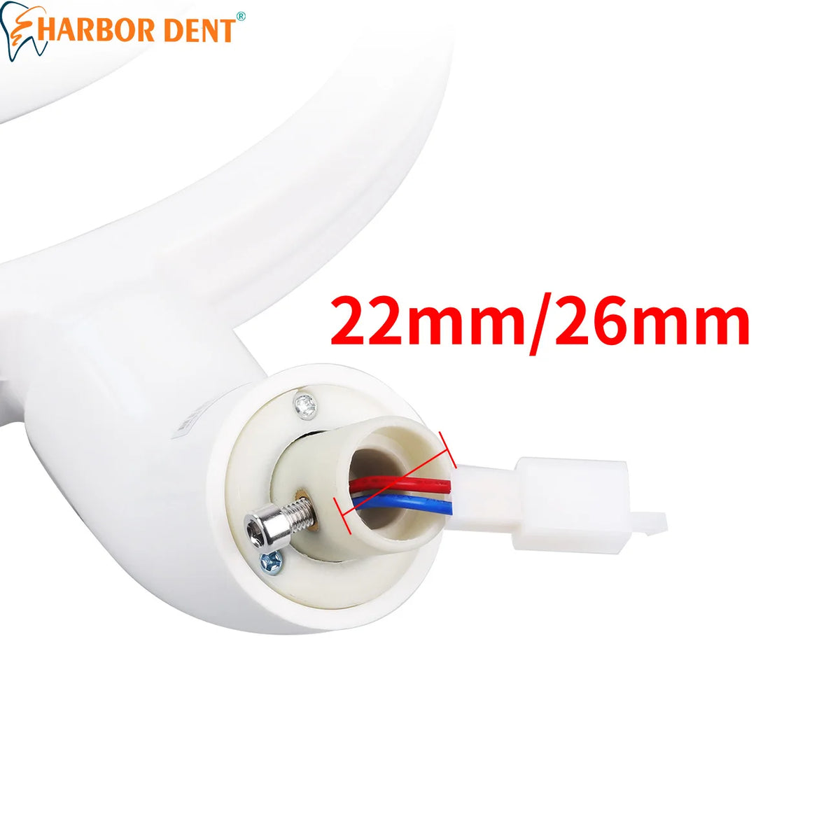 lampe dentaire led blanc moderne digital display toggle switches fixation