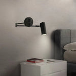 lampe murale led moderne fer cuisine chambre salon entrée réglable or noir blanc