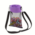 sac rangement épingles linge oxford polyester réutilisable moderne pratique vert violet gris