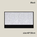 tableau feutre moderne auto adhésif noir beige gris vert fixations velcro clous