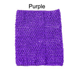 serviette crochet fait main motif rayures horizontales artisanale décoration maison enfant