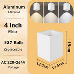 ampoule led spot lumineux blanc noir doré moderne fixée vis e27