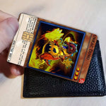 autocollants cartes crédit multicolores dessin animé illustrations fantastiques adhésifs protection cartes jeu set collection