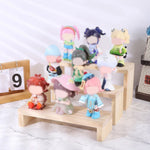 présentoir bois support figurine poupée parfum boîte aveugle cupcakes bijoux organisation écologique multifonctionnel salon