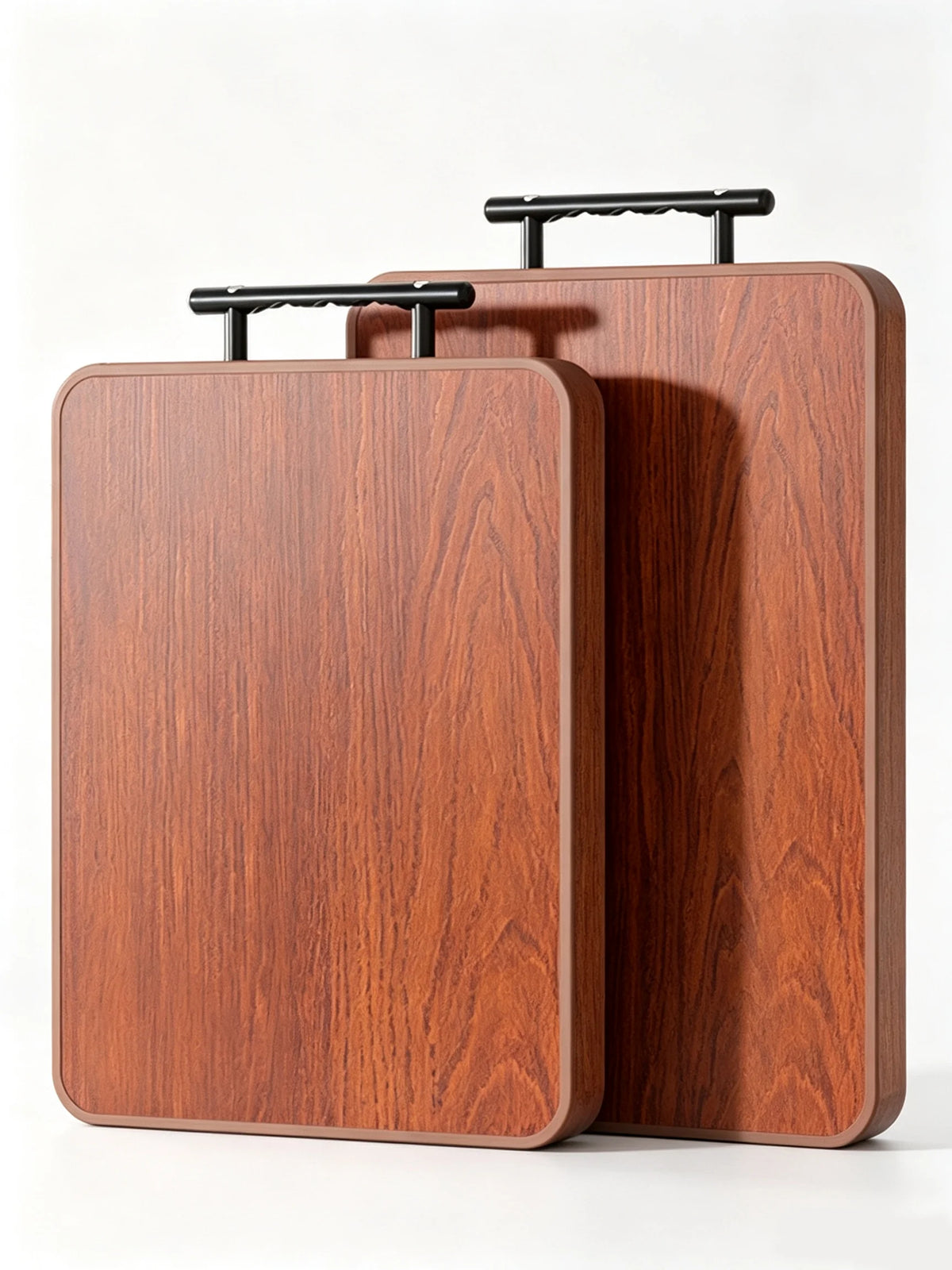 planches découper bois marron foncé texture naturelle moderne antidérapante facile nettoyer reversible double face