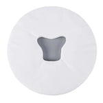 serviettes toilette blanches roses adhésives modernes pack 100 unies opaques