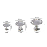 support bijoux moderne or argent adhésif rond lisse opaquet 13mm 17mm 20mm 23mm 27mm