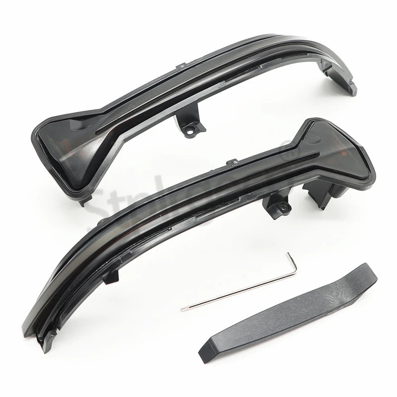 feux position latéraux voiture noir orange modernes sportifs lisses brillants clé bande adhésive