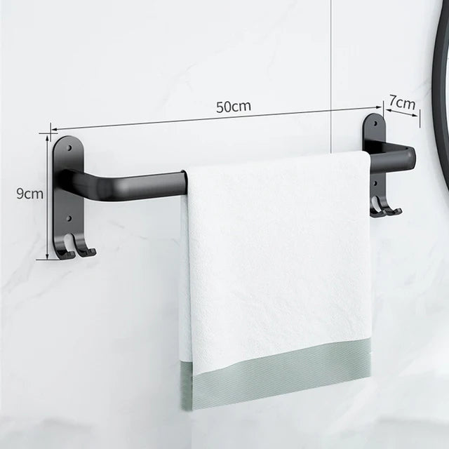 porte serviettes mural noir anti rust porte serviettes bain organisateur salle bain moderne
