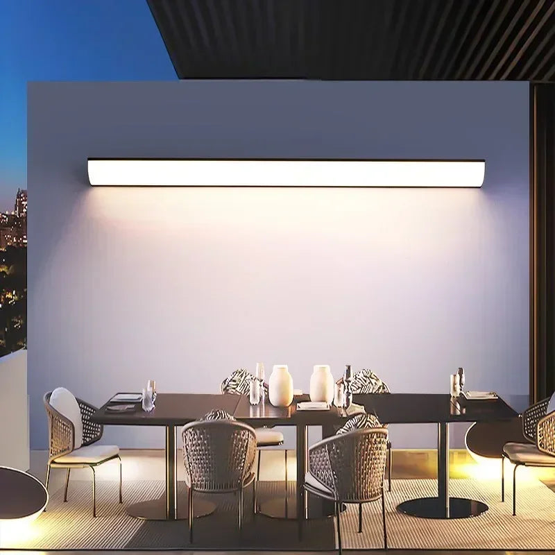 lampe murale led moderne blanche minimaliste ip65 hydrofuge 2492000lm 85265v