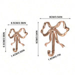 porte sacs décoratif or ruban noeud argent bronze opacité vintage