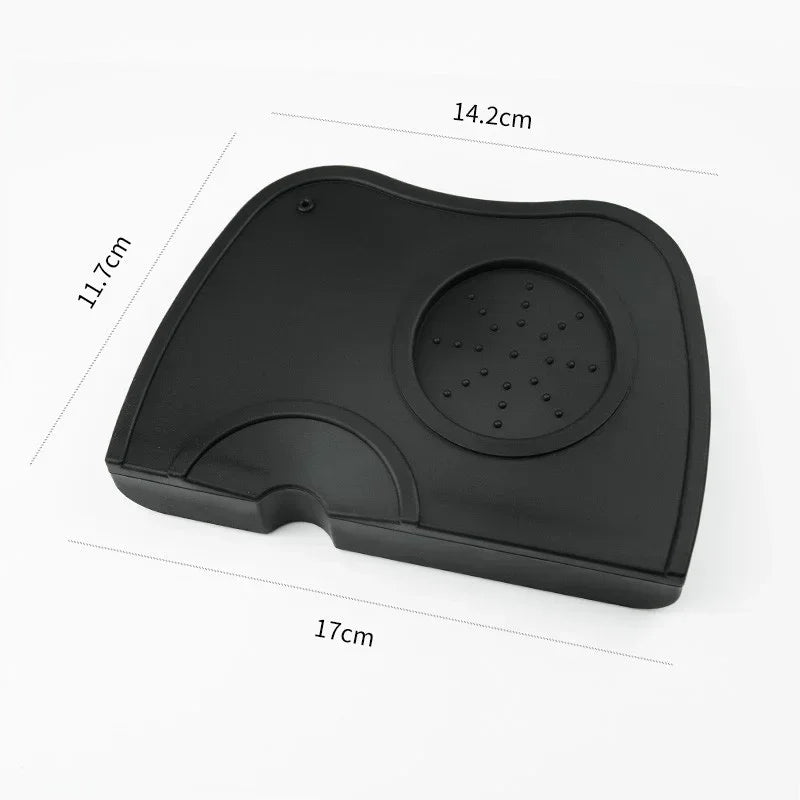 tapis absorbant grains silicone adhésif noir simple moderne cuisine espresso domestique qualité alimentaire