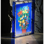 Cadre photo flottant acrylique rouge