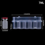 boite rangement transparente flacons tubes laboratoire plastique empilable organiseur pratique