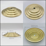 support suspension lampe moderne doré rayonnant concentrique différents disponibles qualité cuivre