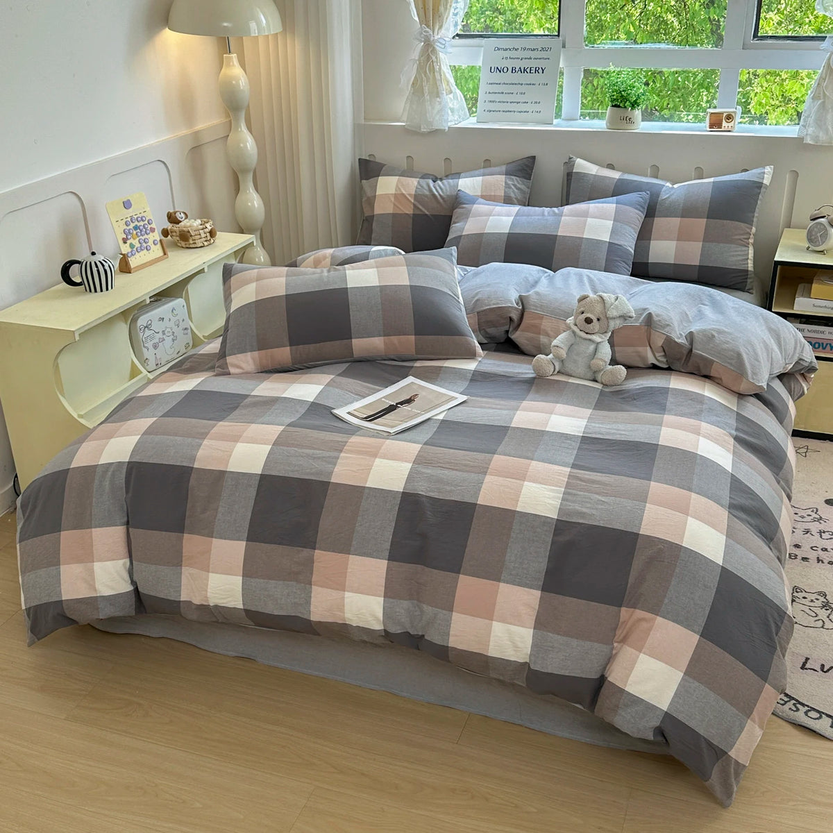 Housse de couette 220x240 dans différentes couleurs disponibles