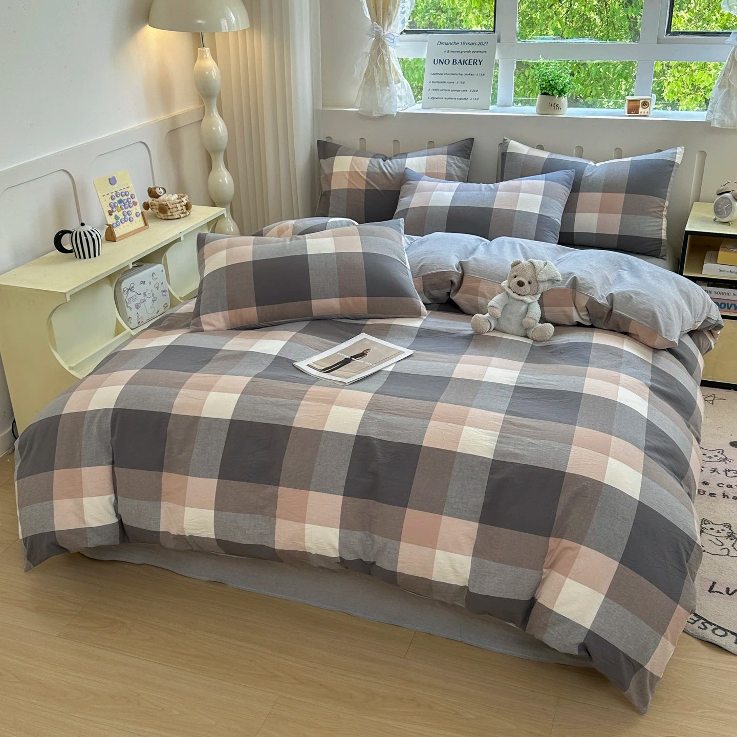 Housse de couette 220x240 dans différentes couleurs disponibles