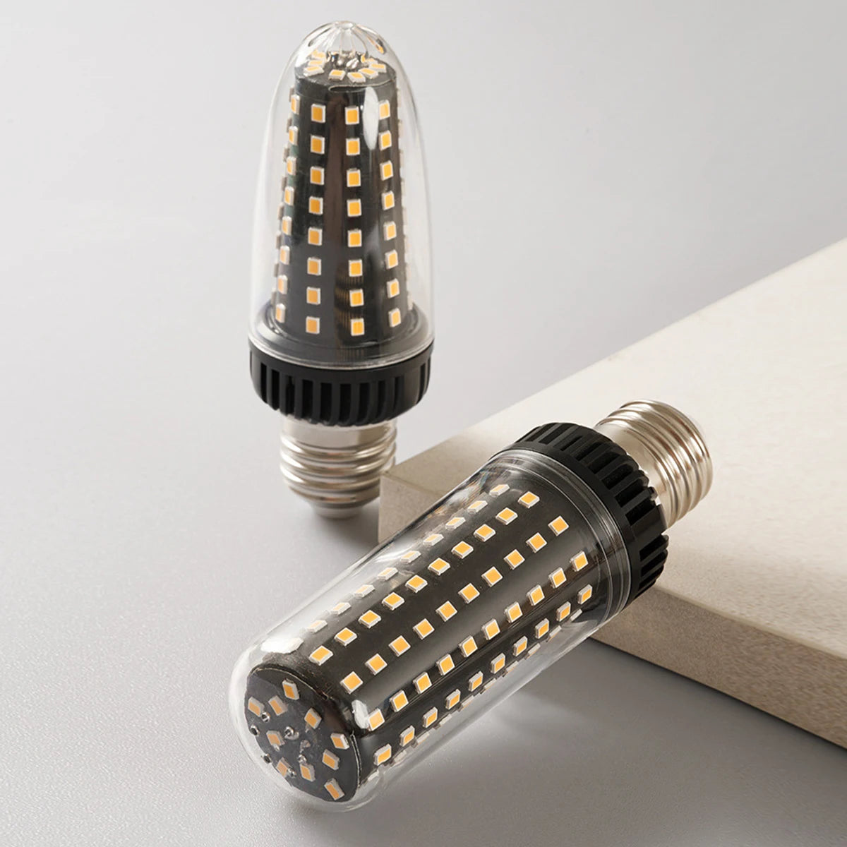 ampoule led e27 e14 30w 20w blanc chaud froid verre transparent moderne