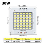 plaque led 100w cold white 50000h aluminium pcb modernes diodes led