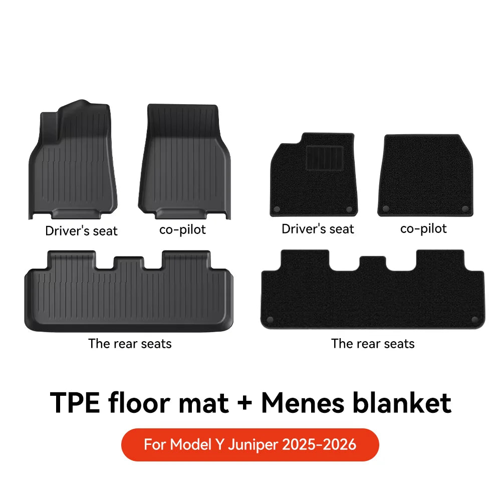 tapis sol voiture noir rayures horizontales minimaliste anti dérapant boucle spécifique imperméable intérieur auto