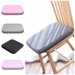 coussin chaise mousse memory form coton polyester antidérapant adhésif moderne rose gris violet