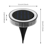 lampe solaire moderne panneaux solaires cercles lumineux noir argenté extérieure contemporaine ip65 led jardin