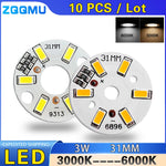 plaque led circulaire 3w blanc chaud 31mm diodes smd5730 usb alimentée 3000k 6000k modernes