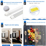 Tube LED design pour salon