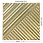 panneau décoratif 3d moderne triangles géométriques blanc adhésif opacité plastique