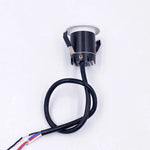 Spot LED 3W RGBW 12V IP65 Chrome Poli Câble Fils Noir Blanc Moderne