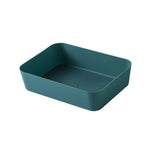 boîtes rangement multicolores plastique orange vert blanc modernes minimalistes grands capacités tiroirs