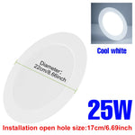 Downlight LED blanc froid 5W 10W 15W 20W 25W spot encastré moderne