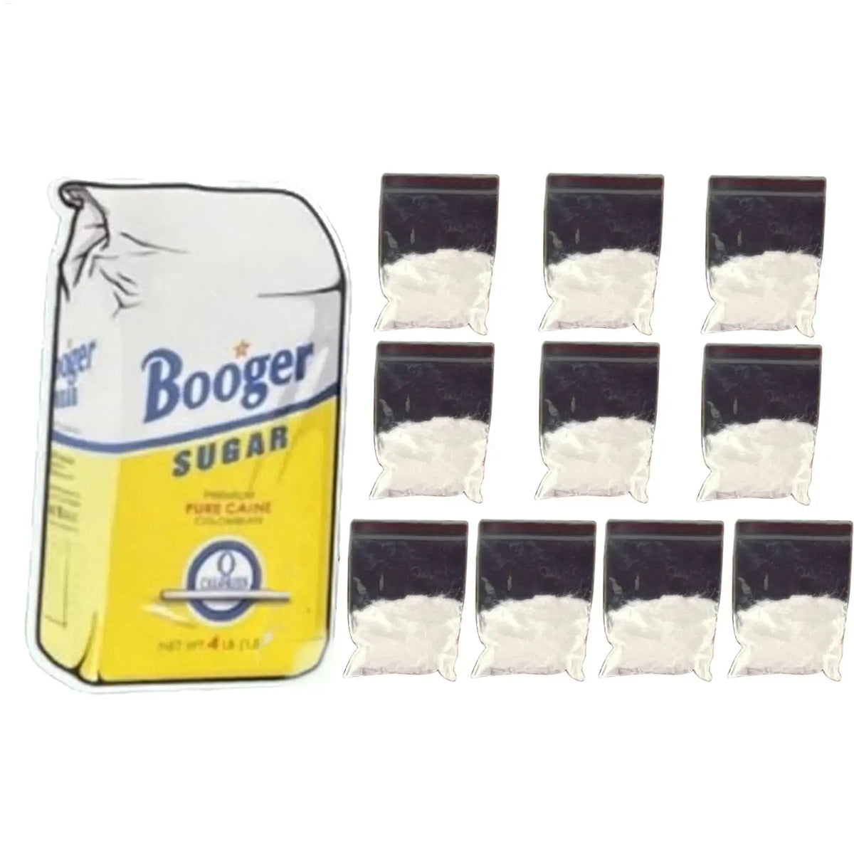autocollants transparents blancs simples adhésifs suggérant sucres farces amusantes fournitures fêtes enfants nouveau humour