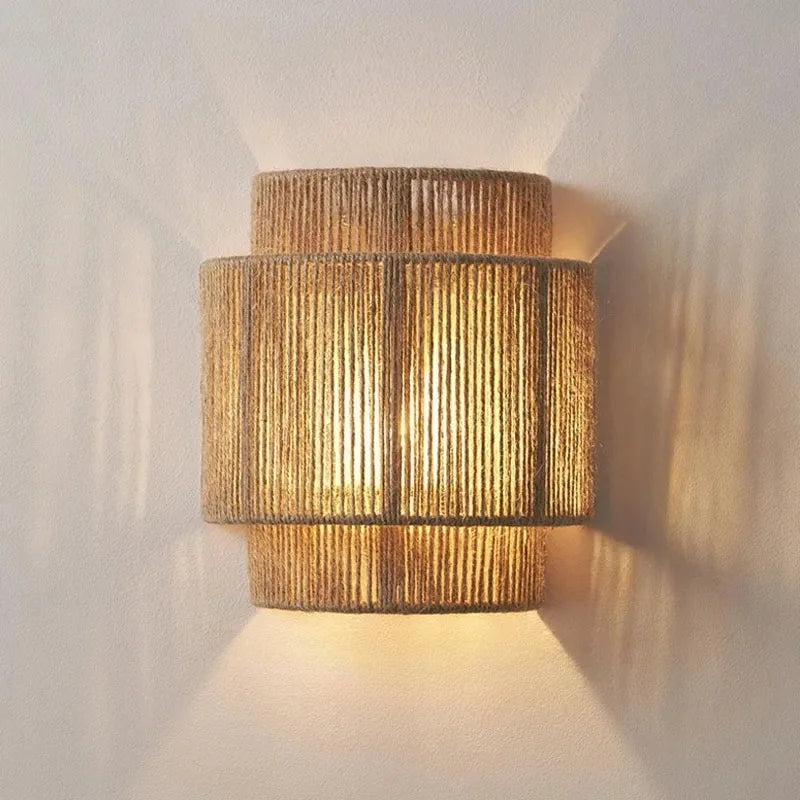 lampe murale moderne bois marron clair éclairage quotidien cuisine salle manger chambre coucher