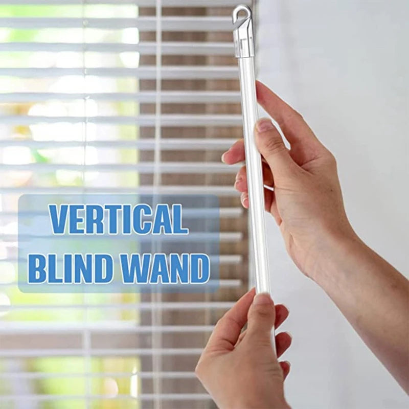 rideau transparent moderne tige verticale embout fixation boîte rangement