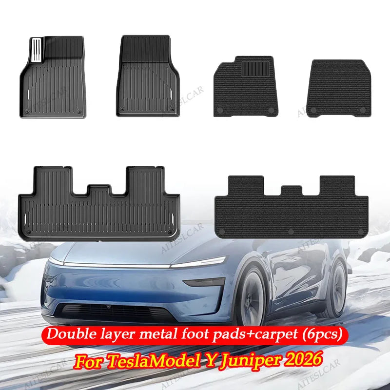 tapis sol voiture noir anti dérapant doux moderne