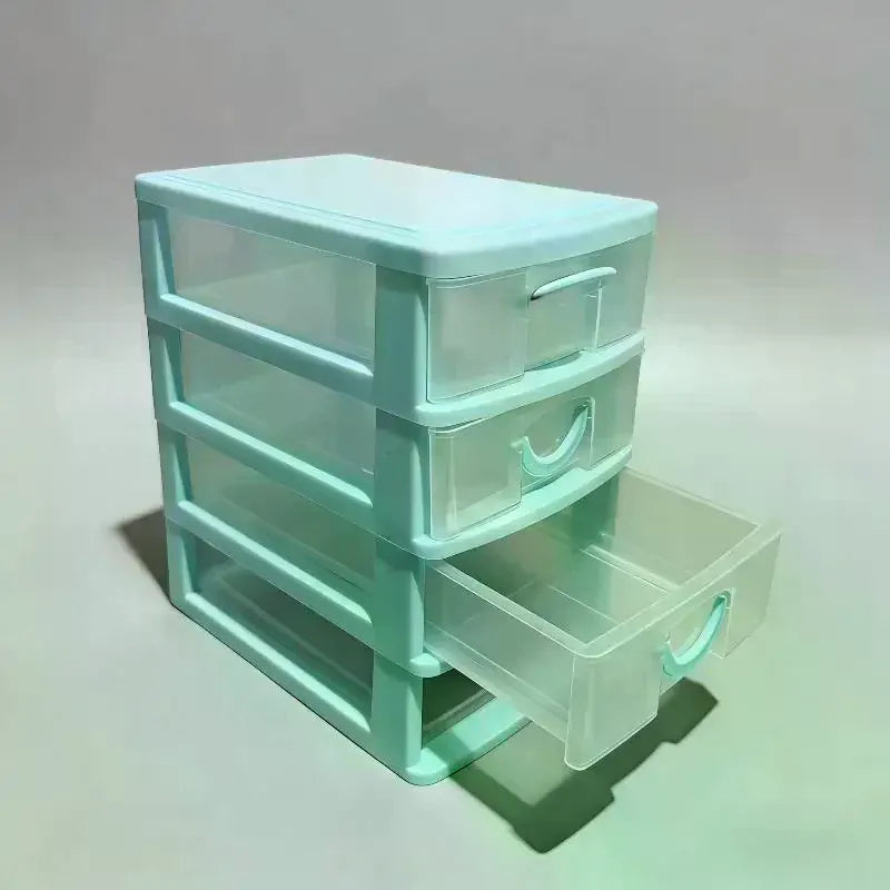 boîte bijoux transparente moderne noire blanche verte poignées tiroirs multifonctionnels