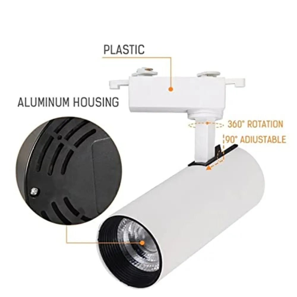 projecteur led blanc moderne cuisine interrupteur bouton 11 15w 220v opaque mat
