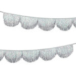 guirlande festive franges scintillantes or argent anniversaire noel saint valentin halloween pâques