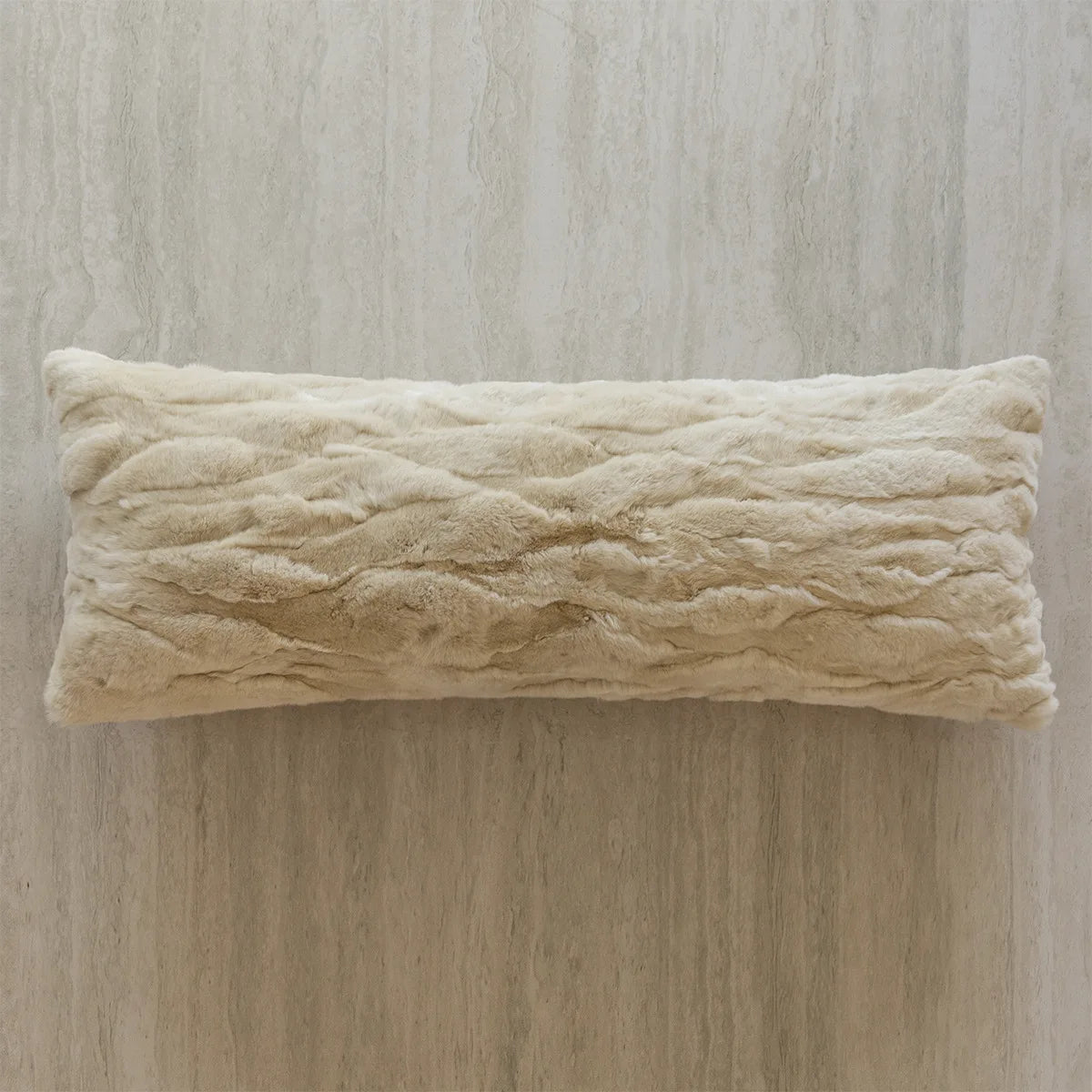 housse coussin rectangulaire polyester motif géométrique moderne décoration maison hospitalière beige clair