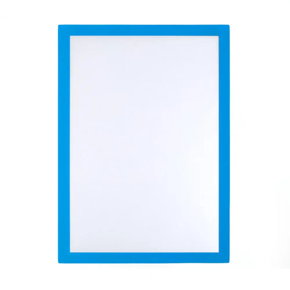 panneau présentation adhésif moderne A3 A4 bleu vert rouge noir